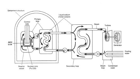 Liquid metal fast breeder reactor. (McGraw-Hill Inc. Reproduced by permission.)