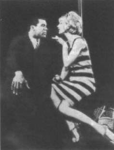 Robert Hooks and Jennifer West as Clay and Lula in the 1964 Cherry Lane Theatre production of 