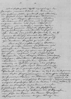 Manuscript page of Die Griechen und ihr Mythus.