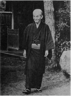 Kawabata in traditional dress.